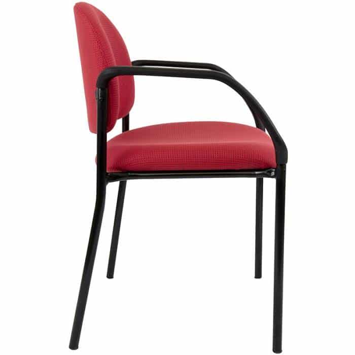 Keppel Visitor Chair with Arms, Side View