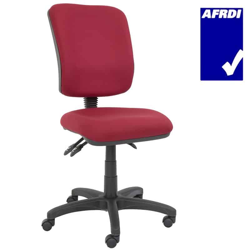PIP TASK CHAIR, 17 FABRIC COLOUR OPTIONS - 130kg USER RATING