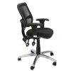 Stradbroke High Mesh Back Task Chair with Arms and Polished Alloy Base