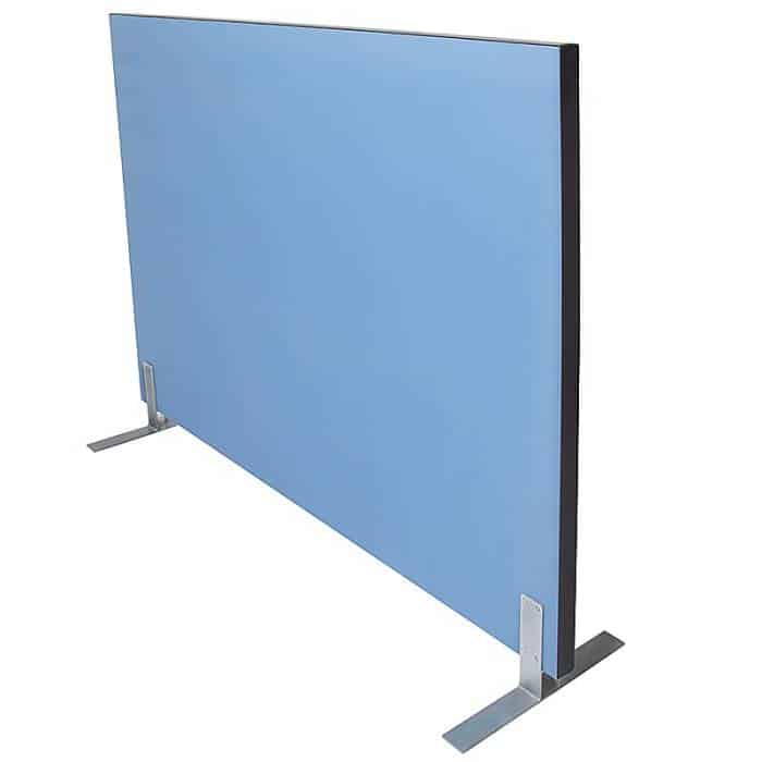 Fast Portable Acoustic Screen Divider, Blue Fabric