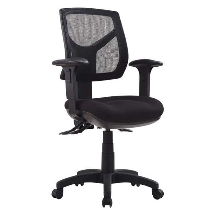 Flo Medium Back Chair, with Arms