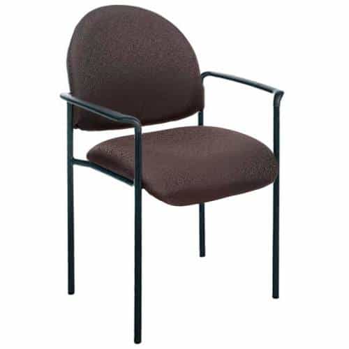 Lincoln Chair, with Arms, Black Fabric