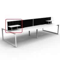 Integral Desk Mounted Shelf