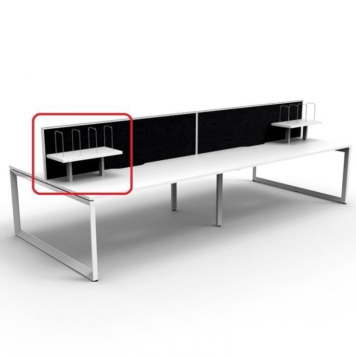 Optional Desk Mounted Shelf