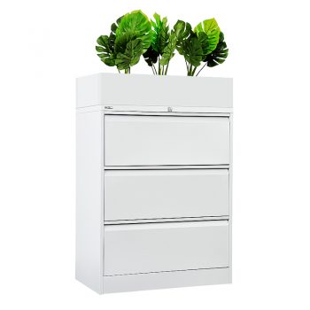 Planter Box on 3 Drawer Lateral Unit