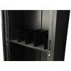 Super Strong Tambour Door Cabinet Slotted Shelves, with File Dividers