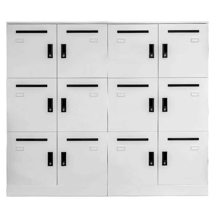 2 x Willow 6 Door Personal Locker Units, Side by Side