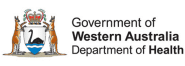 Western Australia Department of Health logo