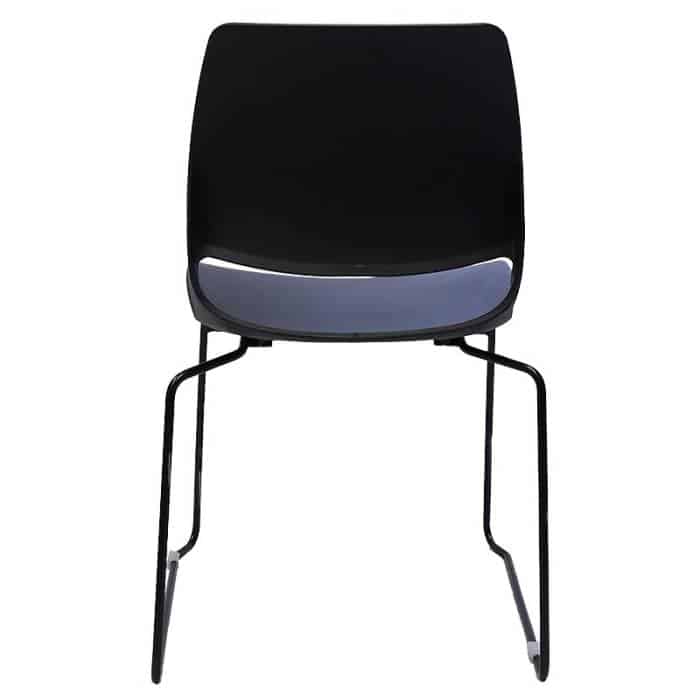 Cinta Chair, Black, Rear View