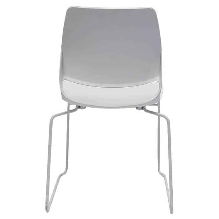 Cinta Chair, White, Rear View