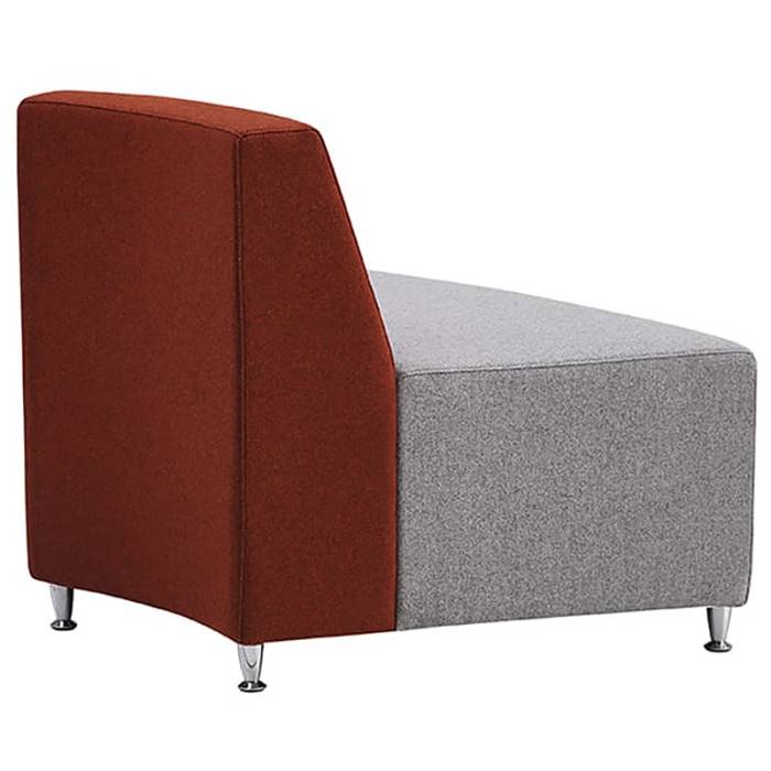 Cruz Modular Seating, External Curve, Rear View