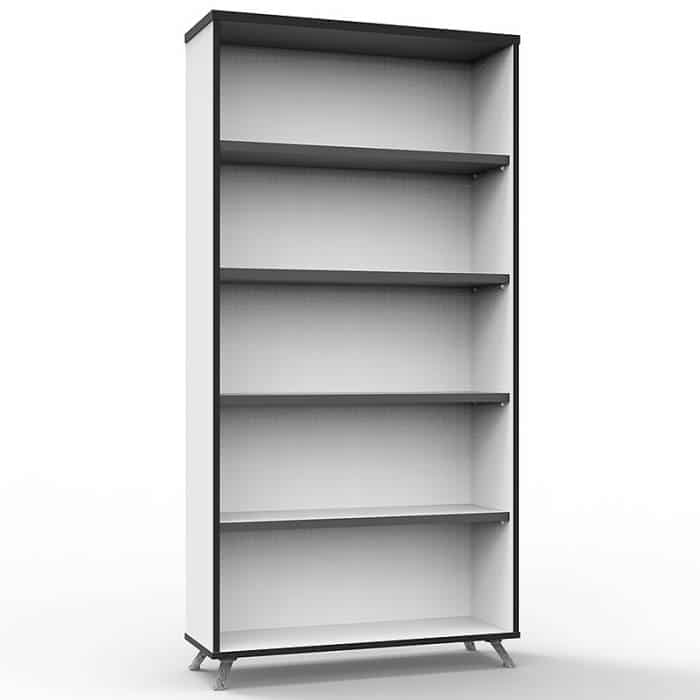 Elite Bookcase, Natural White, 1800mm High