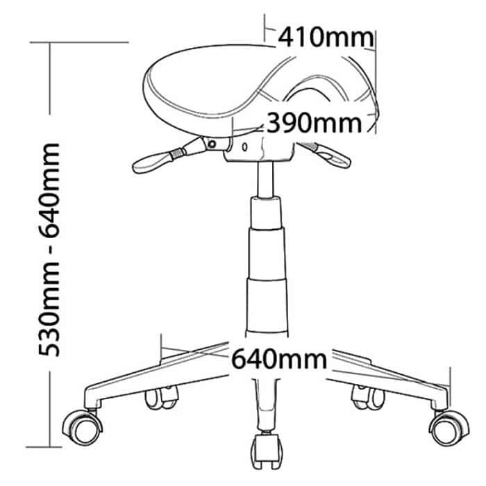 Lula Stool, Dimensions