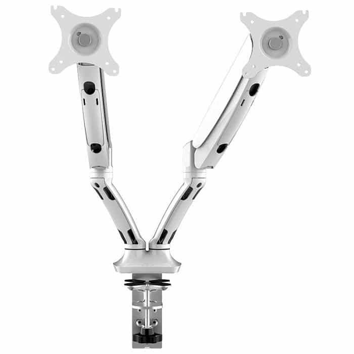 Palmer Dual Monitor Arm, White, Image 2