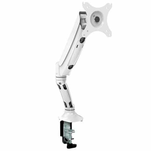 Palmer Single Monitor Arm, White