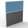 Space System Screen Divider Panel, Blue Fabric Colour, 1250mm h