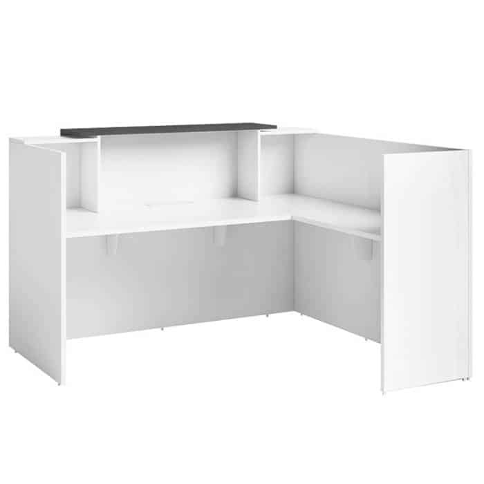 Sorrento White Reception Desk