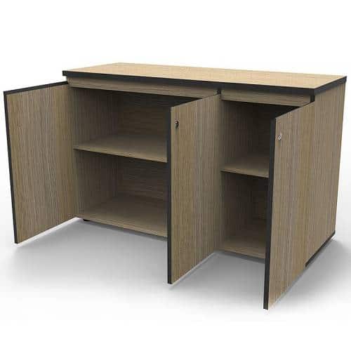 oak office cabinet | oak credenza