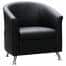 Black vinyl tub | tub chairs melbourne | black leather tub chair | tub lounge chairs