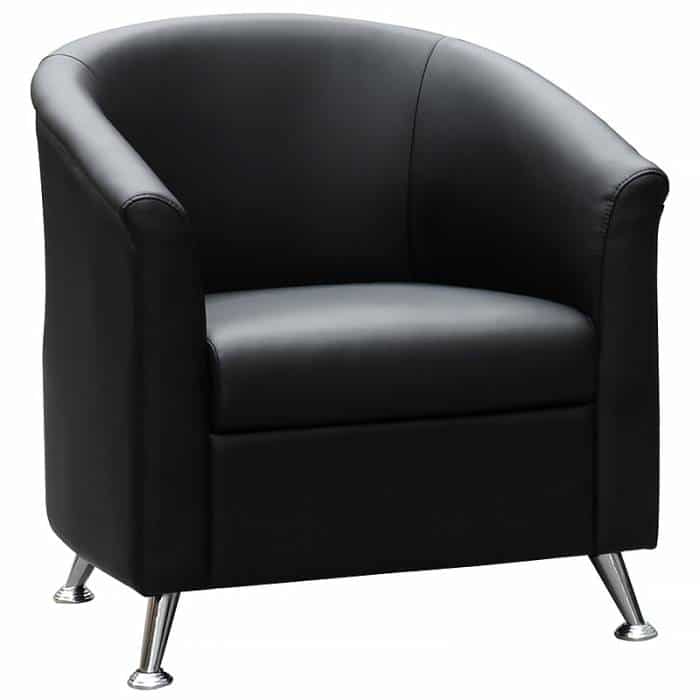 Black vinyl tub | tub chairs melbourne