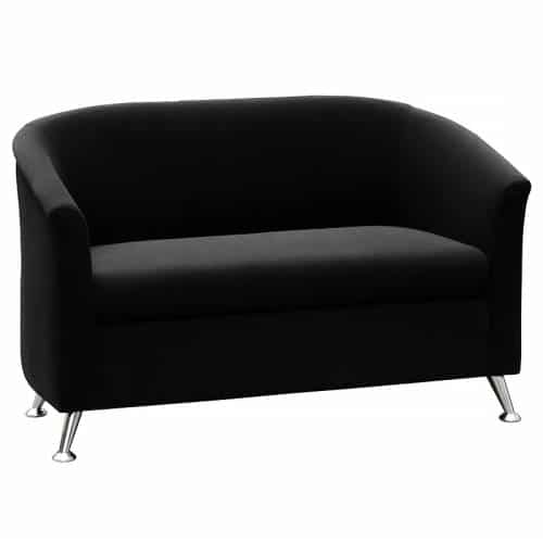 Black office sofa