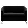 Black 2 seat sofa