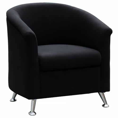 Black fabric tub | black tub chairs