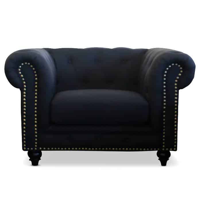 Black Chesterfield Chair