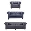 Slate Chesterfield Suite