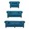 Turquoise Chesterfield Suite