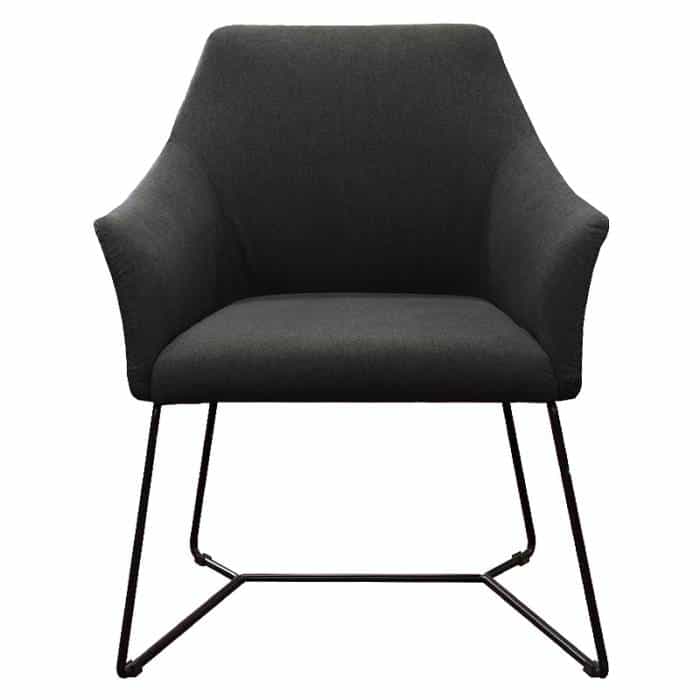 Charcoal Reception Chair