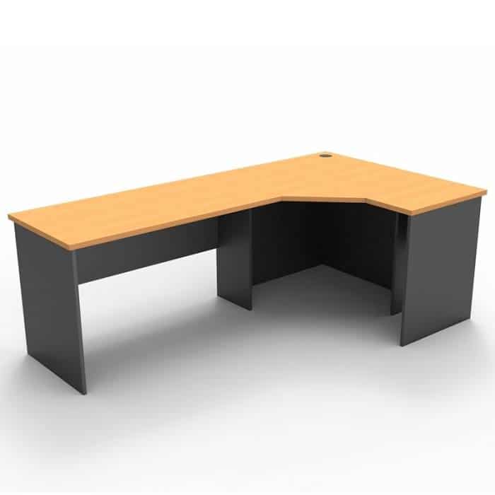 Beech computer desk