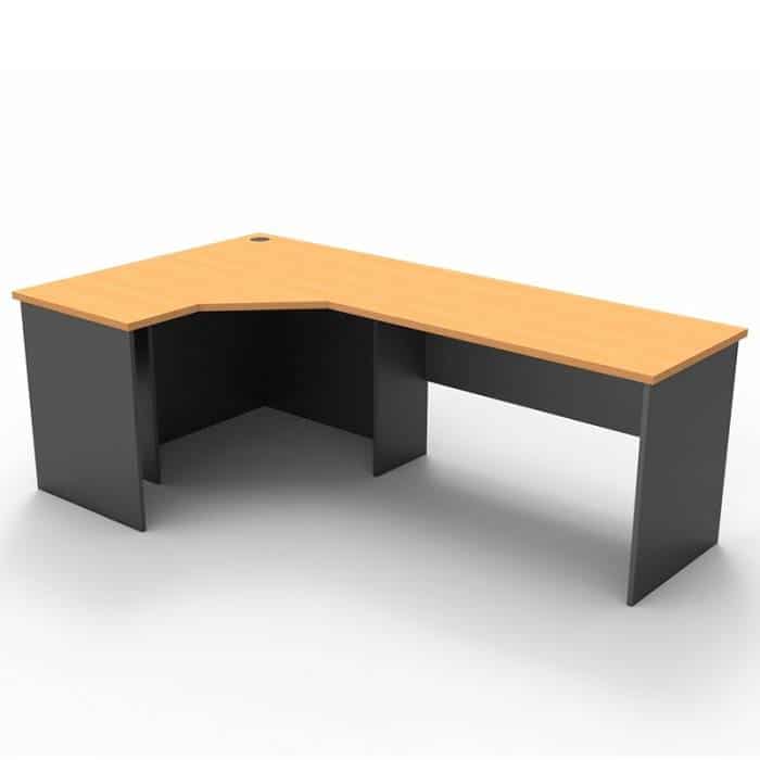 Beech corner desk