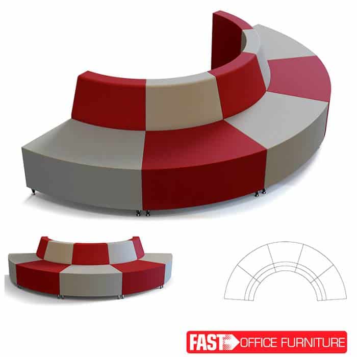 semi circular seating