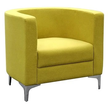 EVIA TUB CHAIR, LIME FABRIC