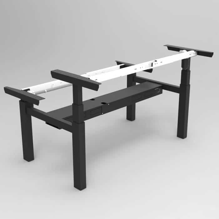 Fast Office Furniture - Pro Flight Back to Back Electric Push Button Height Adjustable Desk Frame, with Optional Cable Tray