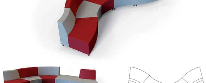 Fast Office Furniture - Cruz Modular Seating Example 3