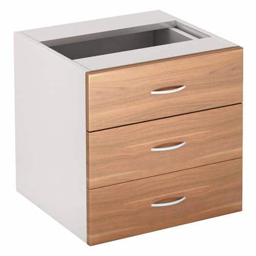 Fast Office Furniture - Endeavour Fixed Drawer Unit, 3 Personal Drawers