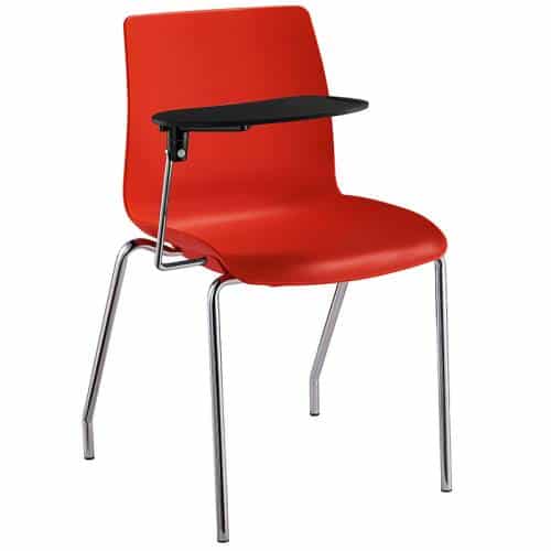 Equip Tablet Arm Chair - Red