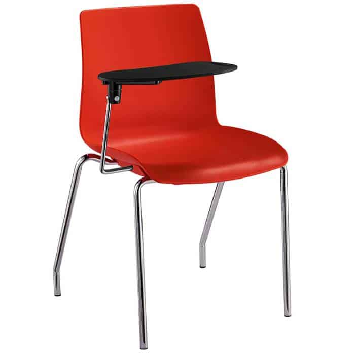Equip Tablet Arm Chair - Red