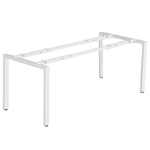 Fast Office Furniture - Integral Single Desk Frame, White, No Desk Top