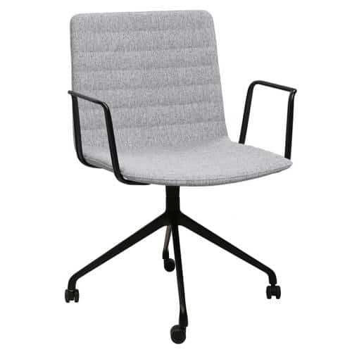 Isla Chair, no Arms - Grey fabric