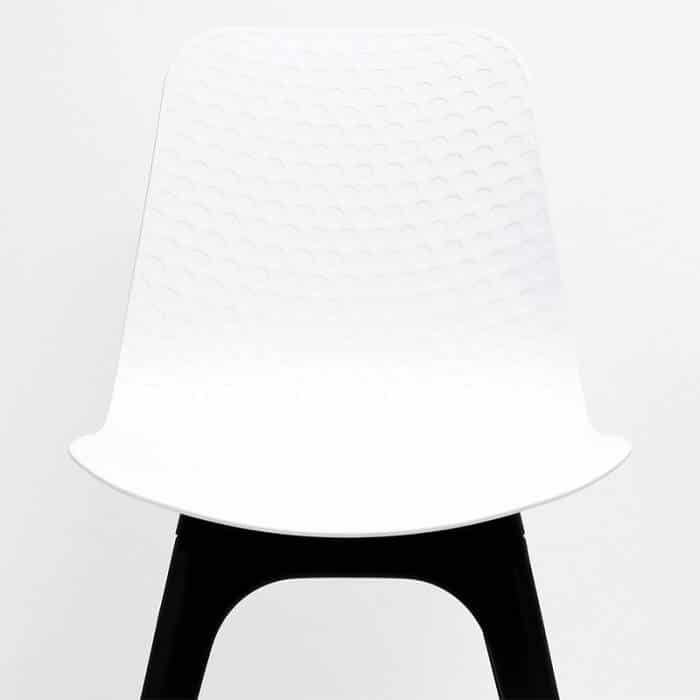 Fast Office Furniture - Nova Chair, White Seat Detail