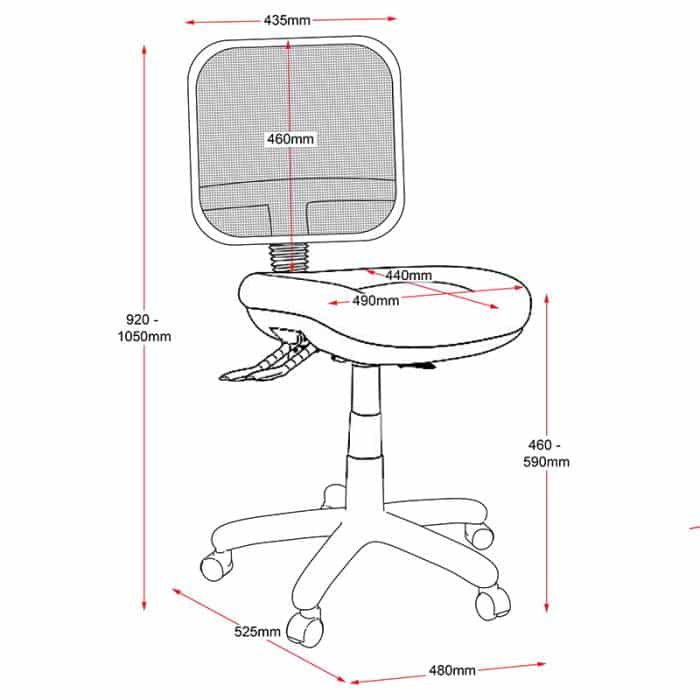 Stradbroke Promesh Chair - High back fully ergonomic task chair