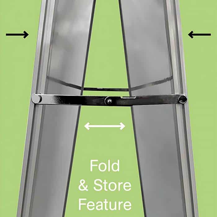 Fast Office Furniture - A Frame Whiteboard, Folding Mechanism Detail