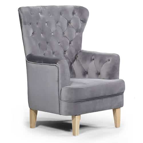 Fast Office Furniture - Alexandra High Back Chair, Grey Fabric Colour