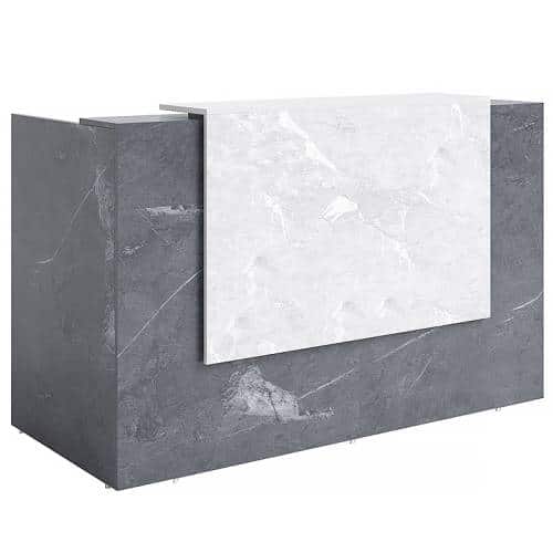 Fast Office Furniture - Florence Marble Effect Reception Desk