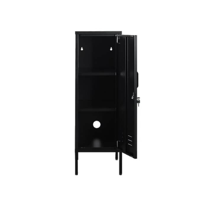 Fast Office Furniture - Mini Personal Locker, 1080mm high, Black, Open