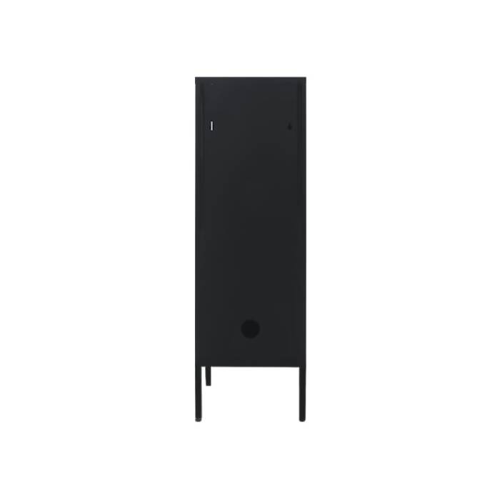 Fast Office Furniture - Mini Personal Locker, 1080mm high, Black, Rear View