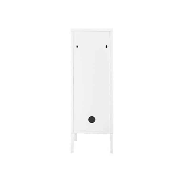 Fast Office Furniture - Mini Personal Locker, 1080mm high, White, Rear View